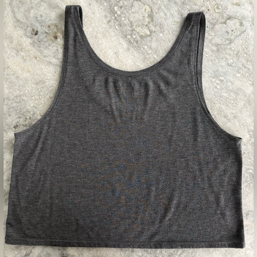 Born Primitive Charcoal Gray Crop Top - Picture 3 of 3